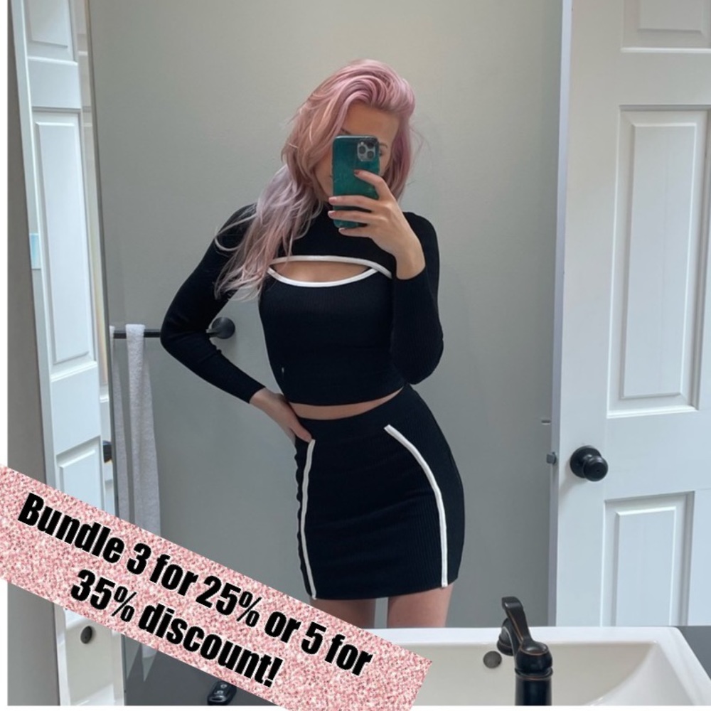 Top and skirt set